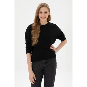 U.s. Polo Assn. Kadın Siyah Sweatshirt 50313565-VR046