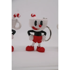 Cuphead Figür Anahtarlık