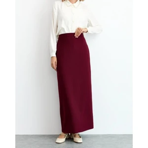 Düz Uzun Siyah Kalem Etek