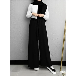 Scuba Krep Bolpaça Kuşaklı Pantolon