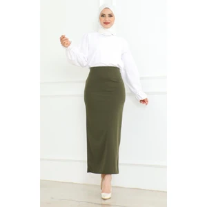 Düz Uzun Siyah Kalem Etek