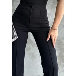 Yüksek Bel Toparlayıcılı  Ispanyol Paça Palazzo Pantalon