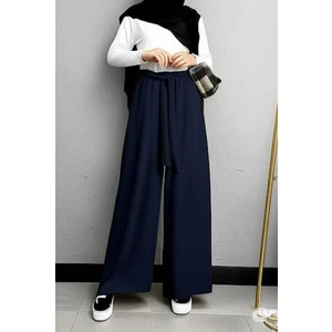 Scuba Krep Bolpaça Kuşaklı Pantolon