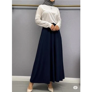 Scuba Krep Bel Lastikli Kloş ETEK(93-94CM Uzunluk)