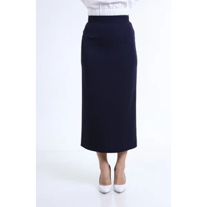 Uzun Lacivert Kalem Etek