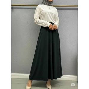 Scuba Krep Bel Lastikli Kloş ETEK(93-94CM Uzunluk)