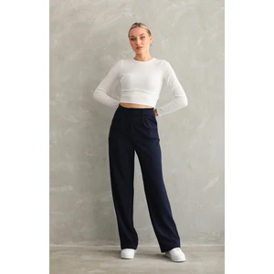 Kadın Kemer Çırtçırtlı Palazoo Pantalon