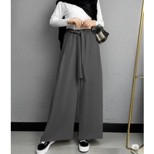 Scuba Krep Bolpaça Kuşaklı Pantolon