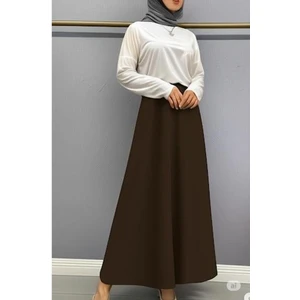 Scuba Krep Bel Lastikli Kloş ETEK(93-94CM Uzunluk)