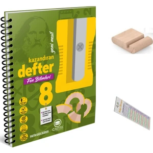 8.sınıf Fen Bilimleri  Kazandıran Defter +Telefon Tutucu+ Soru Çözüm Ayıracı