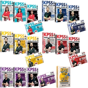 2026 Kpss Tüm Dersler Konu Anlatımı-Çözümlü Soru Bankası-Çözümlü Deneme-Video Ders Notları Seti