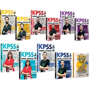 2026 Kpss Tüm Dersler Konu Anlatımı-Çözümlü Soru Bankası Seti