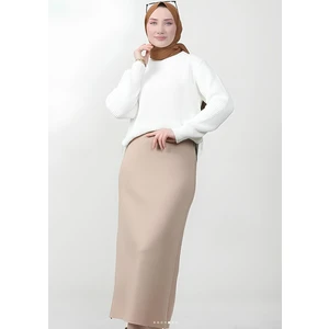 Düz Uzun Siyah Kalem Etek