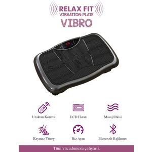 Vibro Vibration Plate – Titreşimli Egzersiz Aleti | Basen, Karın, Kol ve Bacak Spor Cihazı