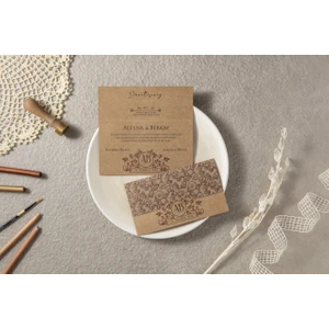 Düğün Nişan Kına Davetiye (Baskılı)