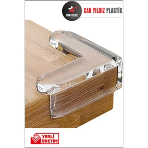 Can Yıldız Plastik Bebek Çocuk Masa Kenar Köşe Koruyucu 12 Adet