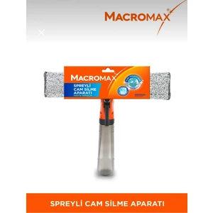 Spreyli Cam Temizlik Aparatı – Mikrofiber Cam Sileceği, Su Hazneli, Iz Bırakmayan Pratik Temizlik