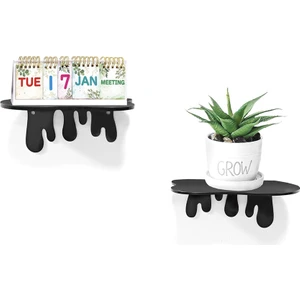 Splash Dekoratif 2'li Duvar Rafı (2 Adet)