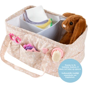 Babyjem Katlamalı Anne&Bebek Organizer Somon Çiçek
