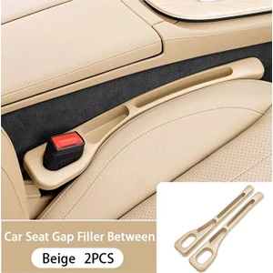 Yeni Nesil Esnek Telefon Cüzdan Anahtar Para Düşme Engelleyici Araç Koltuk Arası Düzenleyici Bej