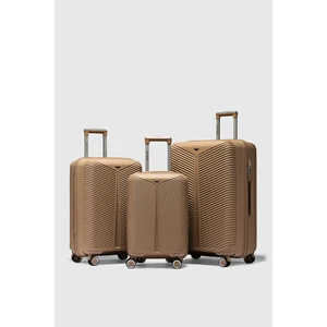 My-Pp Bilbao Tekerlekli Kırılmaz Valiz 3'lü Set Bavul