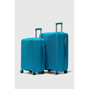 My-Pp 2'li Bilbao Büyük&orta Polipropilen Süper Esnek Kırılmaz Tekerlekli Valiz Bavul Seyahat