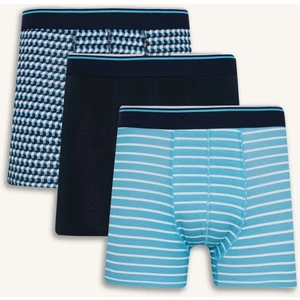 Regular Fit Baskılı 3'lü Boxer C3848AX25AU