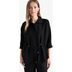 Beli Lastikli Uzun Kollu Gömlek F4972AX25AU