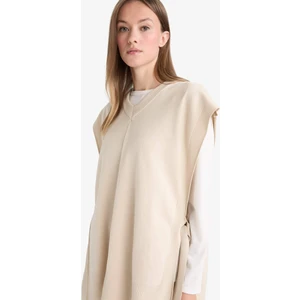 V Yaka Yandan Bağlamalı Triko Süveter F1100AX25AU