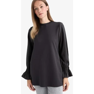 Regular Fit Bisiklet Yaka Uzun Kollu Tunik F6165AX25AU