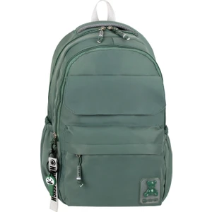 Su Itici Terletmez Kumaş Lise ve Ortaokul Unisex Sırt Çantası Günlük Çanta Özel Kumaş Cepli Desenli