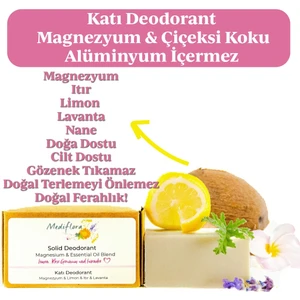 Magnezyum & Itır & Lavanta & Limon Katı Deodorant