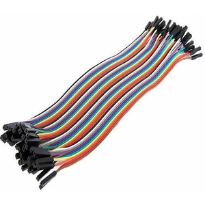 40 Pin Dişi-Dişi Jumper Kablo 20CM