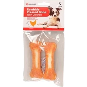 Tavuk Eti Kaplı Kemik Köpek Ödülü 2 li 10 cm 120 gr