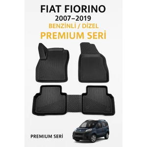Fiat Fiorino Benzinli & Dizel 2007–2019 Araca Özel 3D Havuzlu Paspas | Dayanıklı & Kolay Temizlik
