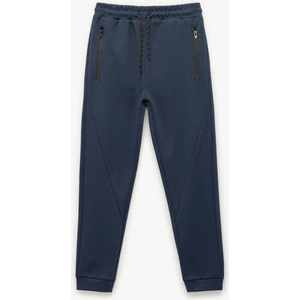 Pamuklu Cepli Fermuarlı Jogger Eşofman Altı