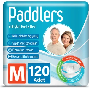 Yetişkin Hasta Bantlı Bez Medium 30x4 li Koli (120 Adet)