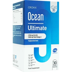 Ocean Ultimate 1050 mg Omega 3 Balık Yağı 30 Kapsül