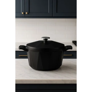 Cocınero  3119  Döküm Tencere 20CM  Kuvars Siyah