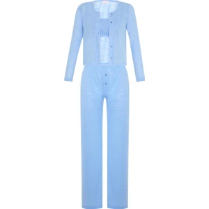 Betsy Bebe Mavi 3 Lü Set Pijama Takımı