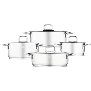 Web New Myra 8 Parça Çelik Tencere Seti