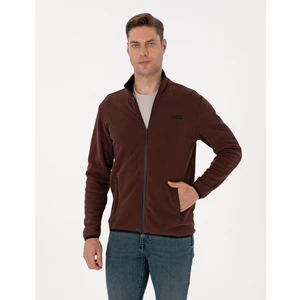 Pierre Cardin Erkek Kahverengi Regular Fit Polar Hırka 50314014-VR029