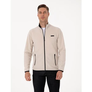Pierre Cardin Erkek Taş Regular Fit Polar Hırka 50314014-VR049