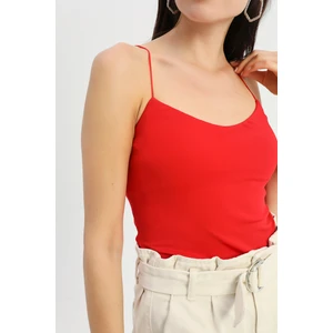 İp Askılı Atlet Kırmızı