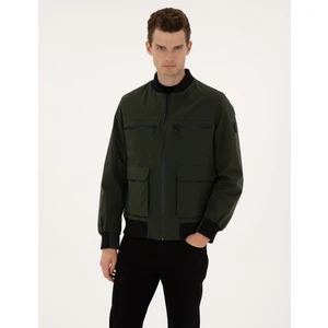 Pierre Cardin Erkek Koyu Haki Regular Fit Mont 50314099-VR111