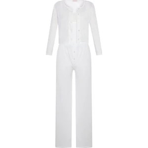 Betsy Ekru 3 Lü Set Pijama Takımı