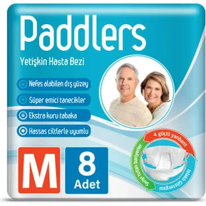 Yetişkin Hasta Bantlı Bez Medium 8 Adet