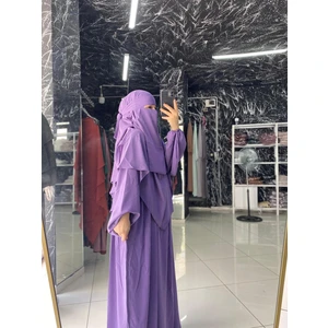 Açelya Takım Ferace Sufle Peçe 3 Parça