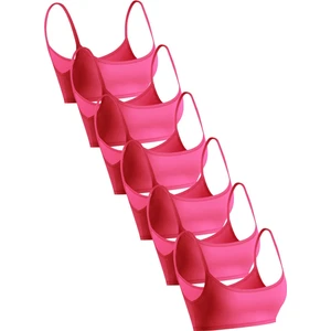 Premium 6’lı Kız Çocuk Alıştırma Sütyen - Hediye Kutulu, Pamuklu Kumaş, Ultra Yumuşak, Esnek ve Etiketsiz Yapı, Şık ve Konforlu Bustiyer