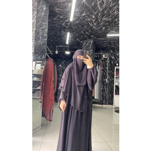 Açelya Takım Ferace Sufle Peçe 3 Parça